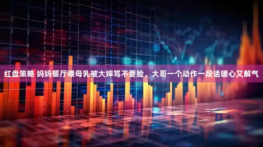 红盘策略 妈妈餐厅喂母乳被大婶骂不要脸，大哥一个动作一段话暖心又解气